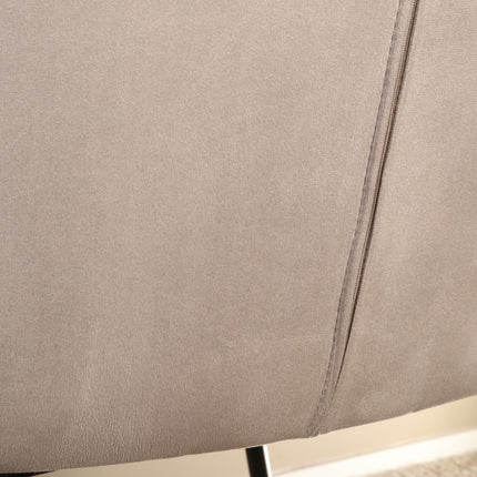 Eetkamerstoel taupe velvet Mae