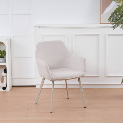 SET DEAL: 4 stuks Eetkamerstoel beige velvet Maris