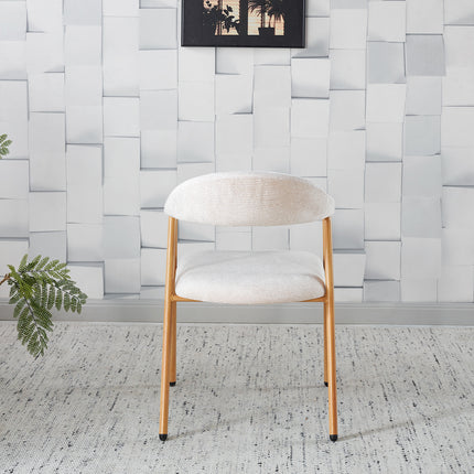 Eetkamerstoel Japandi beige Mika lichtbruin