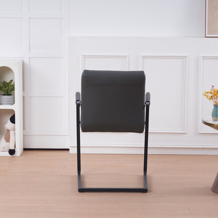 SET DEAL: 6 stuks Eetkamerstoel Noor antraciet eco-leer