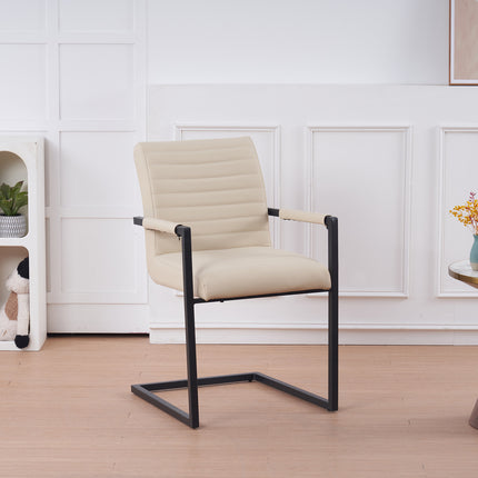 SET DEAL: 6 stuks Eetkamerstoel Noor beige eco-leer