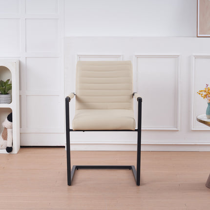 SET DEAL: 6 stuks Eetkamerstoel Noor beige eco-leer