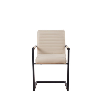 SET DEAL: 6 stuks Eetkamerstoel Noor beige eco-leer