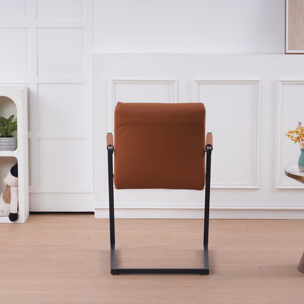 SET DEAL: 6 stuks Eetkamerstoel Noor cognac eco-leer