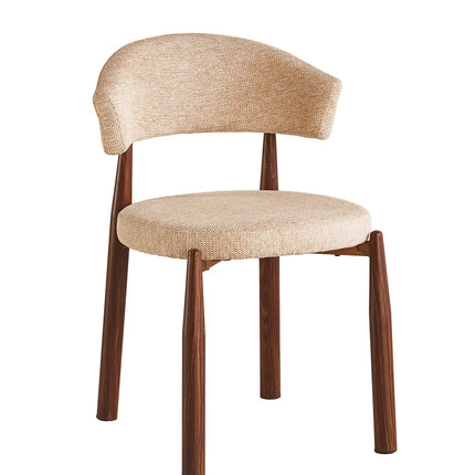 SET DEAL 6 stuks: Eetkamerstoel Japandi bruin Ouma walnoot