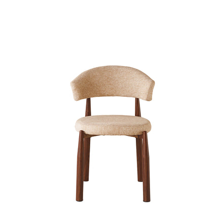 SET DEAL 6 stuks: Eetkamerstoel Japandi bruin Ouma walnoot