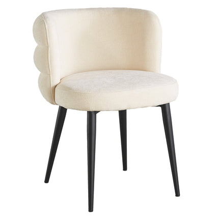 SET DEAL 4 stuks: Eetkamerstoel Quinn beige chenille