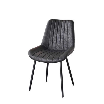 SET DEAL: 4 Eetkamerstoelen zwart microvezel Susta