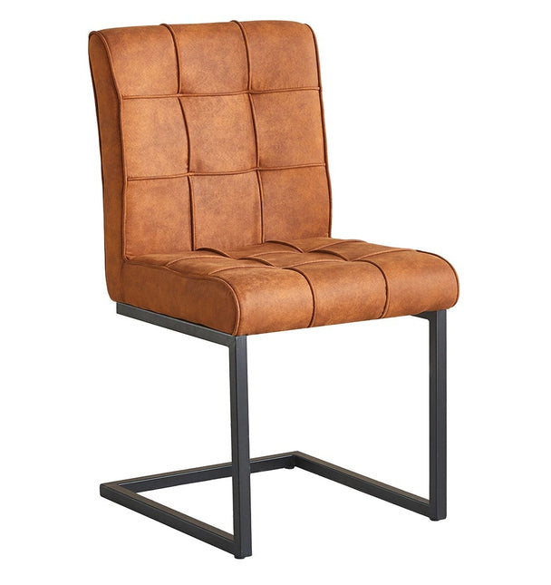 SET DEAL 6 stuks: Eetkamerstoel Vito cognac microvezel