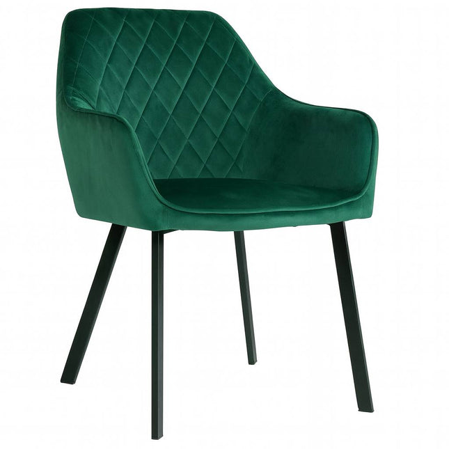 Eetkamerstoel groen velvet Yurgan