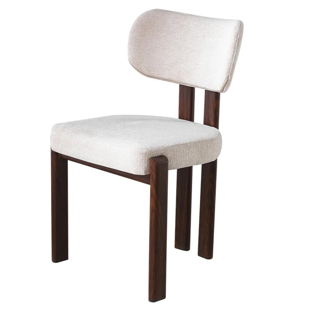 SET DEAL: 6 stuks Eetkamerstoel Japandi beige Naomi walnoot