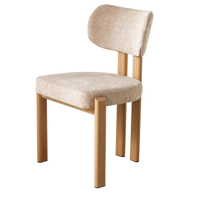 SET DEAL: 6 stuks Eetkamerstoel Japandi bruin Naomi lichtbruin