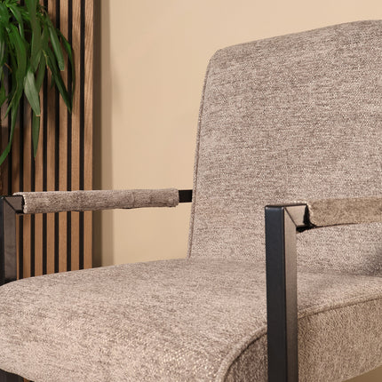 SET DEAL: 4 stuks Eetkamerstoel Milan grijs chenille