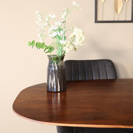 Eettafel Austin deens ovaal 180cm bruin mangohout