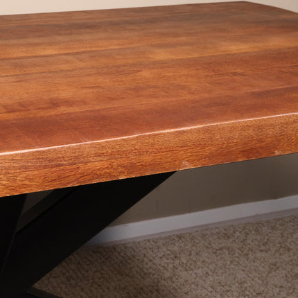 Eettafel John rechthoekig 160cm bruin mangohout
