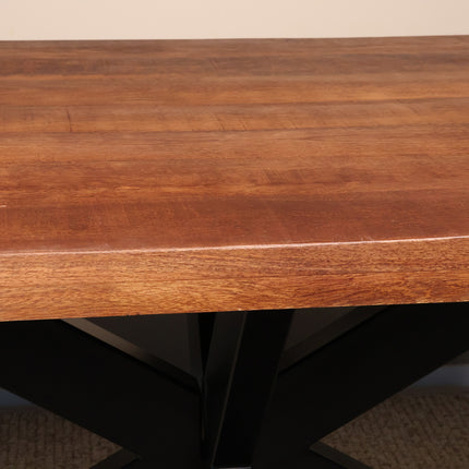 Eettafel John rechthoekig 160cm bruin mangohout