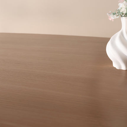 Eettafel Leco deens ovaal 160cm eiken melamine