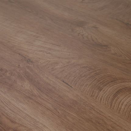 Eettafel Ronsi rond 130cm bruin MDF