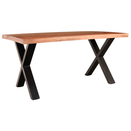 Eettafel Xavier rechthoekig 160cm bruin mangohout