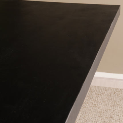 Eettafel Xavier rechthoekig 180cm zwart mangohout