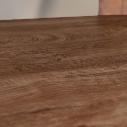 Eettafel Twist ovaal 160cm bruin MDF