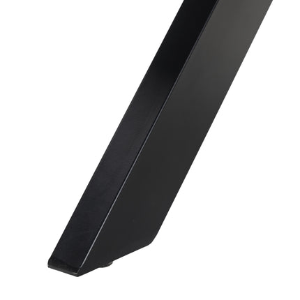 Eettafel Bali deens ovaal 180cm walnoot mangohout hongaarse punt