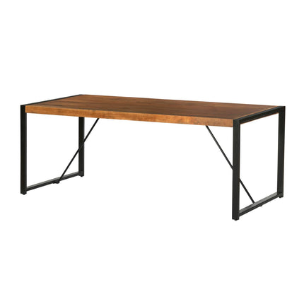 Eettafel Flora rechthoekig 200cm bruin mangohout