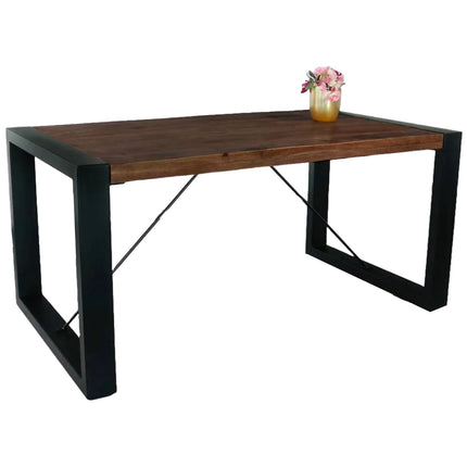 Eettafel Jonas rechthoekig 160cm bruin mangohout