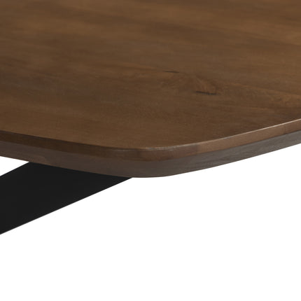Eettafel Jordan deens ovaal 180cm walnoot mangohout