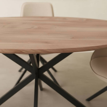 Eettafel Rato ovaal 160cm naturel MDF