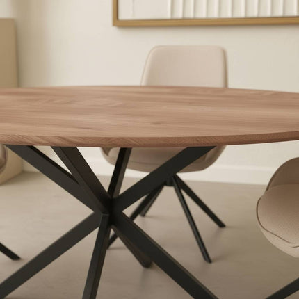Eettafel Rato ovaal 160cm naturel MDF