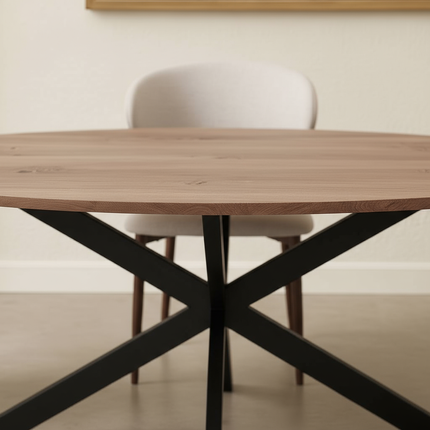 Eettafel Rato ovaal 180cm naturel MDF
