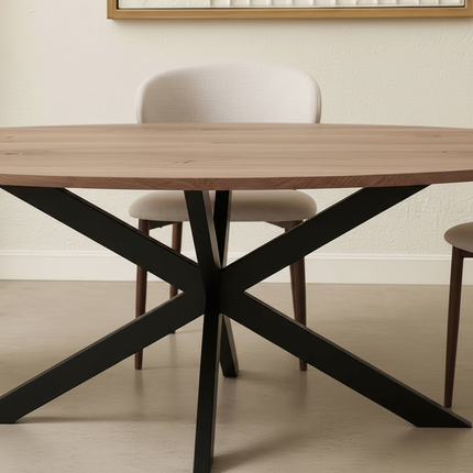 Eettafel Rato ovaal 180cm naturel MDF