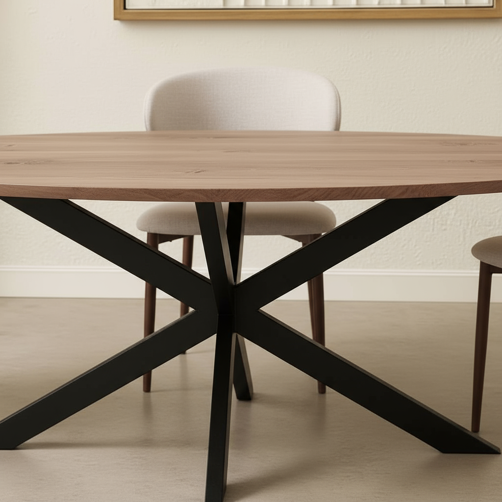 Eettafel betonlook ovaal 240 cm - Grijs kopen Eettafel betonlook ovaal 240 cm - Grijs kopen