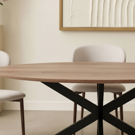 Eettafel Rato ovaal 180cm naturel MDF
