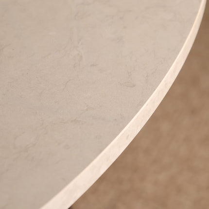 Eettafel marmerlook Ronsi rond 120cm grijs MD
