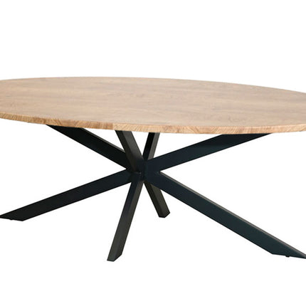 Eettafel ovaal 300cm Rato bruin ovale tafel