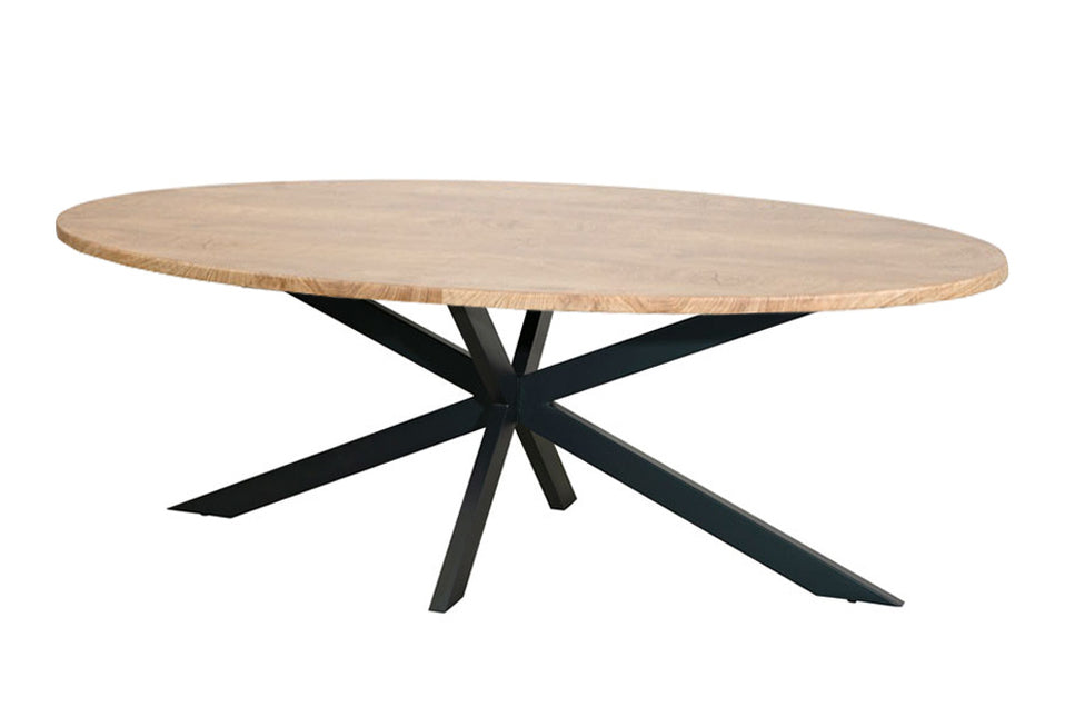 Eettafel ovaal 300cm Rato bruin ovale tafel