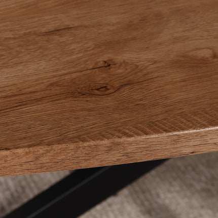 Eettafel Rato ovaal 210cm bruin MDF