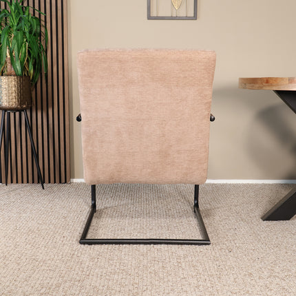 Fauteuil Merlijn bruin chenille