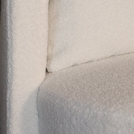 Loveseat draaibaar teddy wit
