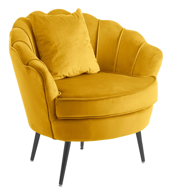 Fauteuil Anna goud velvet