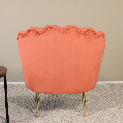 Fauteuil Belle oud roze velvet