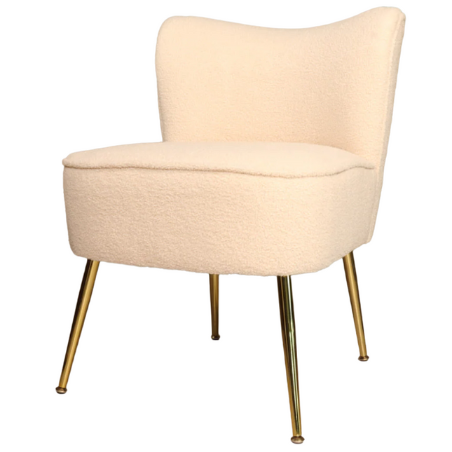 Fauteuil Teddy beige