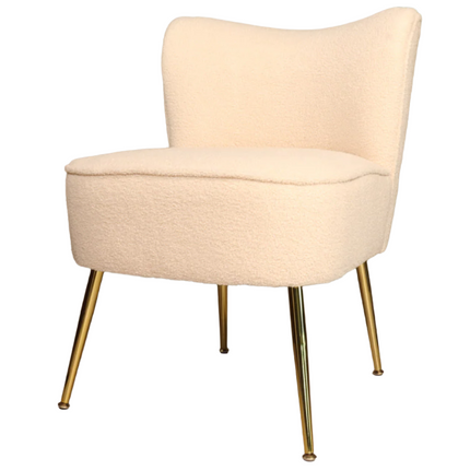 Fauteuil Teddy beige