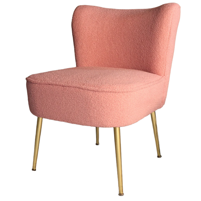 Fauteuil Teddy roze