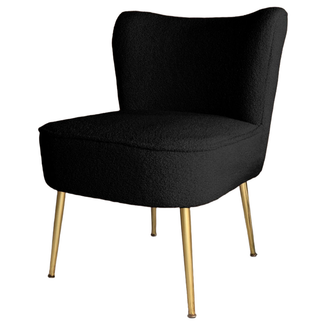 Fauteuil Teddy zwart