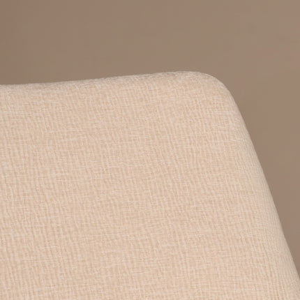 SET DEAL 6 stuks: Eetkamerstoel draaibaar beige stof Gemma