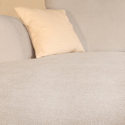 Hoekbank Hudson 280cm chenille lichtgrijs links