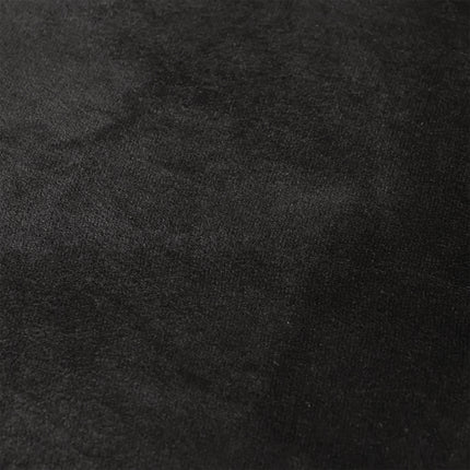 Hoekbank Lando rond zwart velvet 270cm rechts